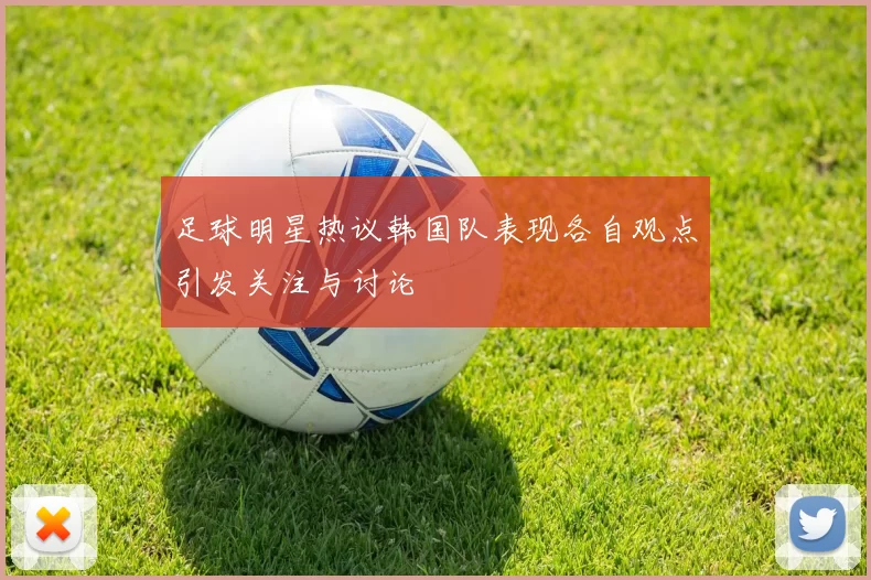 足球明星热议韩国队表现各自观点引发关注与讨论